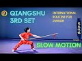 Qiangshu (3rd set) in slow motion, International Routine for Junior