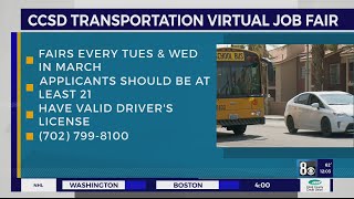 CCSD holding virtual job fair for school bus drivers