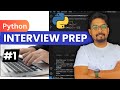 Python Interview Prep | Reverse a String using Python