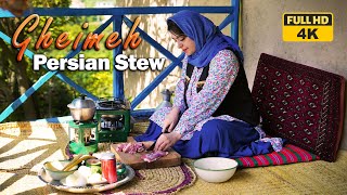 Daily routine village life in IRAN | Cooking Persian Stew | Rural Lifestyle