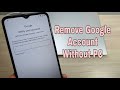 Cubot Note20, Remove google account, Bypass FRP. Without PC.