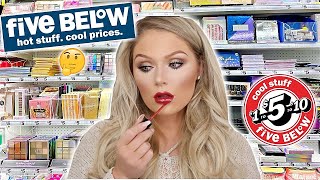 FULL FACE OF FIVE BELOW MAKEUP TESTED | KELLY STRACK