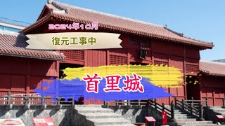 【首里城】復元工事中の首里城