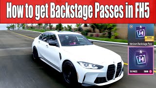 How to get Backstage Passes in Forza Horizon 5