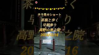 令和6年2月16日高野山　奥之院　茶瓶チャンネルチラ見せショート　 #弘法大師 　 #koyasan