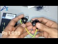 Hindi  Soundpeats Qy7 bluetooth Wireless Headset unboxing (BlackGreen)