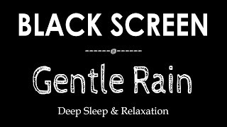 No More Insomnia with Rain Sounds No Thunder for Sleep Better Black Screen
