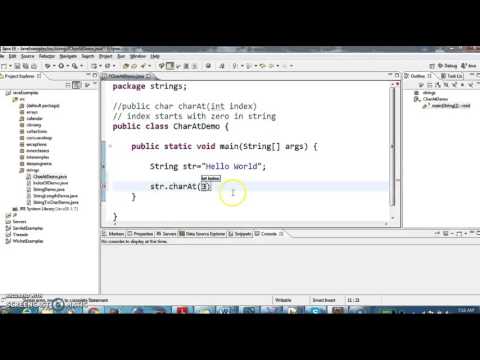 How to get the character in a String in java? How to get the character in a String in java?