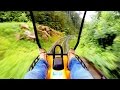 Smoky Mountain Alpine Coaster in the rain on-ride HD POV @60fps