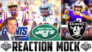 Reacting To Daniel Jeremiah's 2024 NFL Mock Draft with Crazy Trades & CHAOS