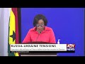 Government in talks with Russia and Turkey to facilitate incident-free evacuation for Ghanaians.