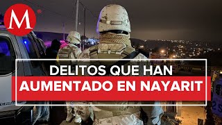 Sedena da informe de inseguridad en Nayarit; secuestros y homicidios van al alza