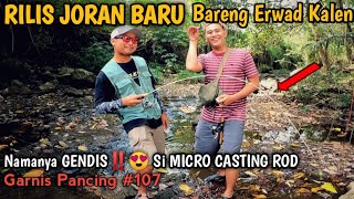 Lempar Lure 1gr Dengan Akurat‼️Joran Micro Casting Untuk Wader Pari |Gendis Rod| Garnis Pancing #107