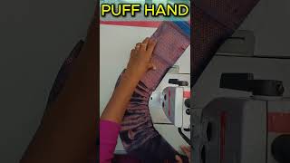 How to stitch puff hand Blouse design  #how#fashion #design / மாடல் பிளவுஸ் பஃப் கை