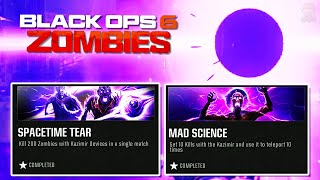 Black Ops 6 Zombies - MAD SCIENCE \u0026 SPACE TIME TEAR Challenge Walkthrough (Kazimir Device)