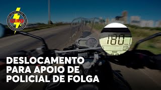 DESLOCAMENTO - TROCA DE TIRO COM POLICIAL DE FOLGA - PMGO