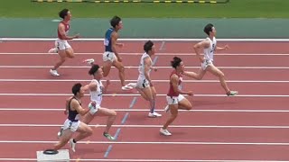 2部、1部  準決勝  男子100m  関西インカレ陸上2024