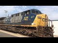 csx trains on the indiana subdivision part 2. csx 5327 rail train gmtx and more