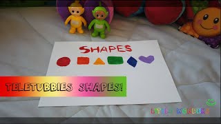 Painting shapes with the Teletubbies!