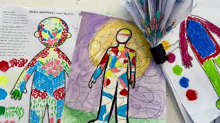 I Tried This Body Mapping Art Therapy Exercise With 49 People (Try It With Me)