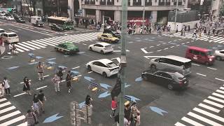 🏙【短編動画】週末の銀座４丁目交差点（GINZA PLACE）【ソロ活Vlog】