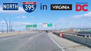 I-395 Northbound in Virginia and DC (Full Trip)