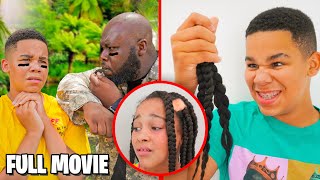 Boy CUTS OFF SISTER'S HAIR, Goes to BOOT CAMP (Full Movie) | FamousTubeFamily
