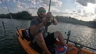 Huge Redfish Drags Kayak Past 280-Year-Old Fort!