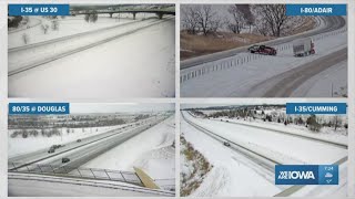 Traffic Update 7:25 a.m.: Inside shoulders blocked on Interstate 80 near Adair