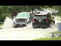 Severe storms cause flash flooding north of Houston