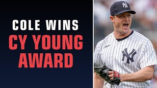 Gerrit Cole Unanimously WINS AL Cy Young Award!