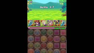 【パズドラ】ぽかぽかアイルー村DXコラボ 超G級 覚醒シヴァPT（Sランククリア）