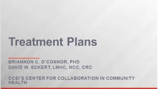 12-14-16 Documentation Series: Treatment Plans