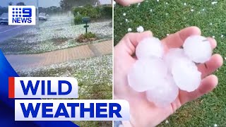 Severe storm warning issued for Sydney with threat of hail | 9 News Australia