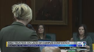 MSU trustees respond to criticism after Stanley resigns