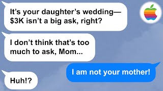 【Apple】My ex's daughter demanded $3K for her wedding so I let her in on a little secret...