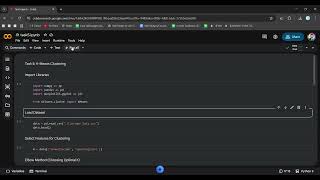 Machine Learning Internship Task 5 | K-Means Clustering using Python | TechnoHacks