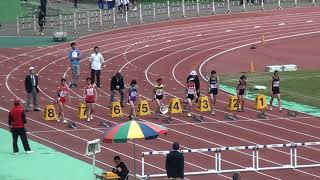 2019.03.30 鞘ヶ谷記録会 中1女子80ｍH決勝