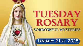 HOLY ROSARY ✝️ Tuesday, January 21, 2025 ✝️ Sorrowful Mysteries ✝️ Today's Rosary🌹