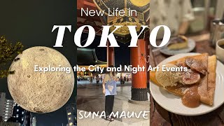 VLOG : New Life in Tokyo | Night Cruise | Art Events | Curry | 隅田川ナイトクルーズ | 下北沢 & 六本木アートナイト | 東京街歩き