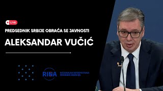 UŽIVO - Predsednik Vučić obratiće se građanima posle sednice, u 20.00 časova