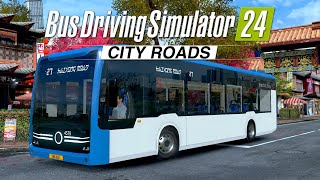 Bus Driving Simulator 24 - City Roads Nintendo Switch Gameplay