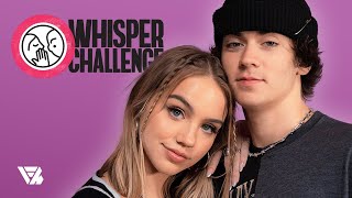 TikTok Stars Emma Brooks \u0026 Zack Lugo LOSE IT Playing Whisper Challenge!