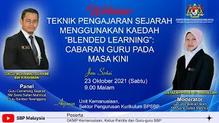 TEKNIK PENGAJARAN SEJARAH MENGGUNAKAN KAEDAH \