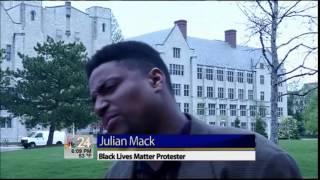 Protesters of police violence hold 'die-in' at University of Toledo