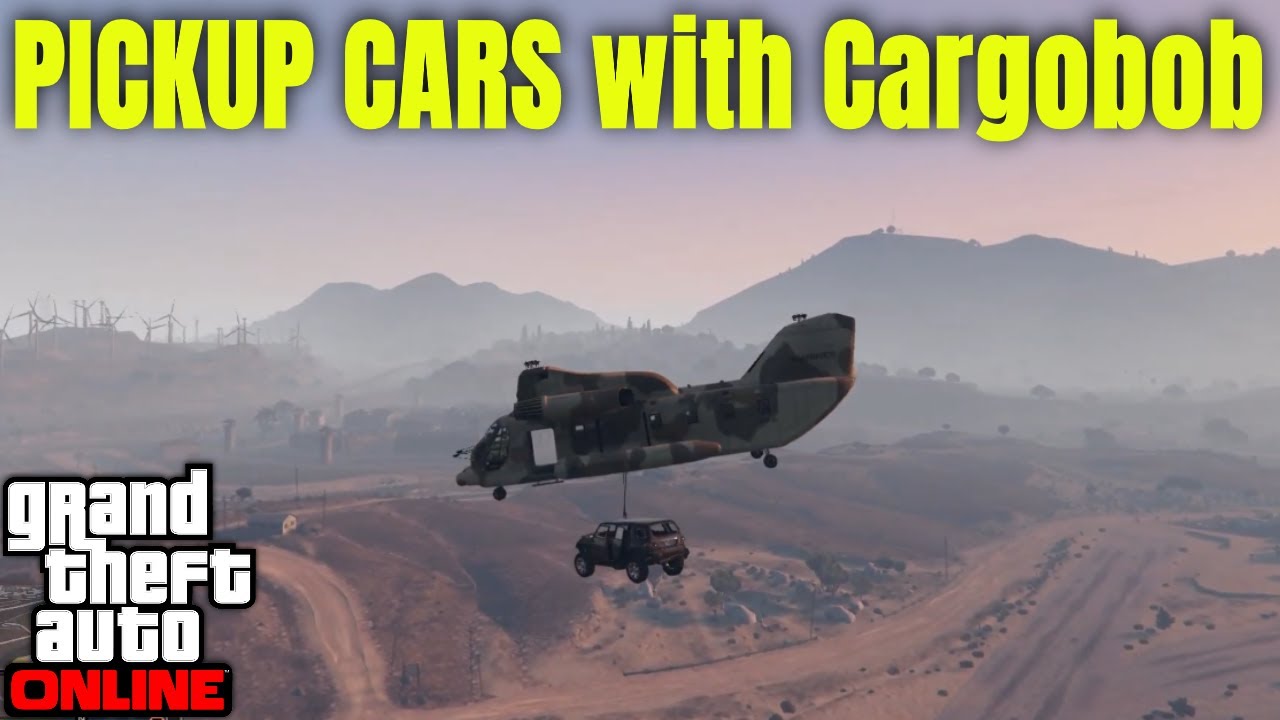 How To Pickup A Car With Cargobob In GTA 5 ONLINE (how To Use Cargobob ...