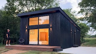 Inside the Folding Prefab Home with 12' Ceilings that can be Built in 3 Hours!!