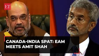 Canada-India spat: EAM S Jaishankar meets HM Amit Shah