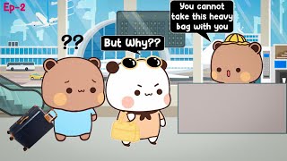 #BDC23 ▶Bubu Dudu HONEYMOON Plan😍 Part-2 | BUBU DUDU Cuties | Animation | peachgoma | bubududu