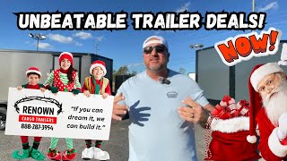 🔥 Unbeatable Christmas Deals on Enclosed Cargo Trailers! | Renown Cargo Trailers Polycore Sale 🎄